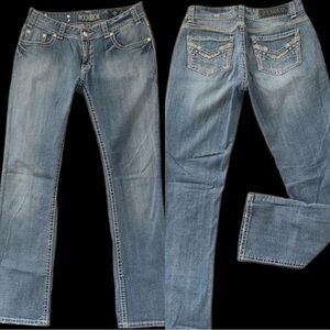 Rock & Roll Cowgirl Blue Boot Cut Jeans